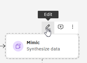 Select Edit on Mimic node